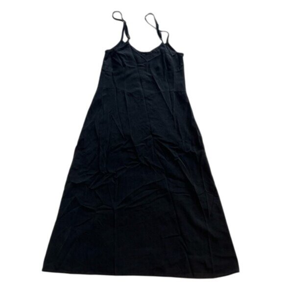Botanica Vetiver Slip Dress in Black Silk - Picture 4 of 6